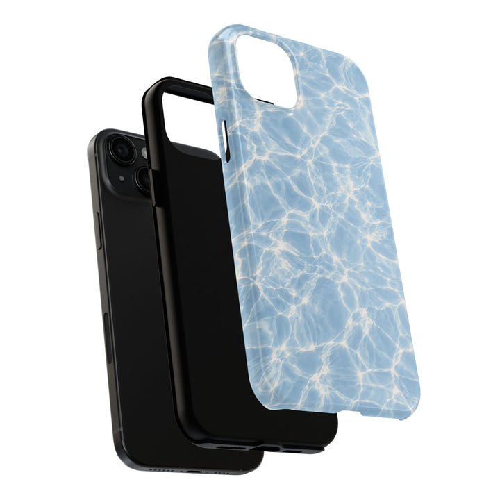 Aqua Pool Water Tough Phone Case — Blue Reflection Protective Cover
