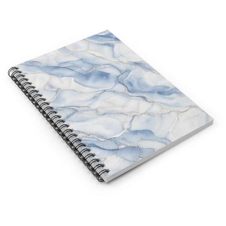 Blue Marble Spiral Notebook — Ruled Lined Journal for Notes &amp; Planning
