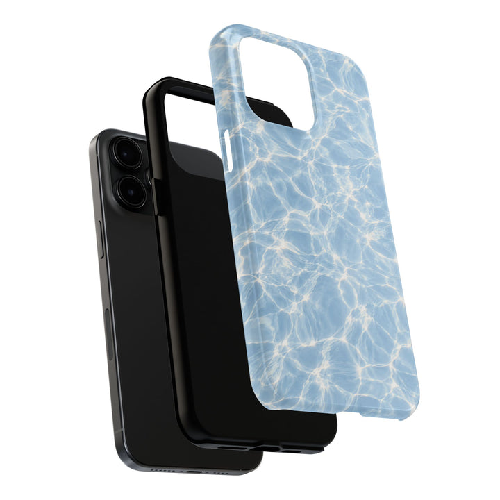 Aqua Pool Water Tough Phone Case — Blue Reflection Protective Cover