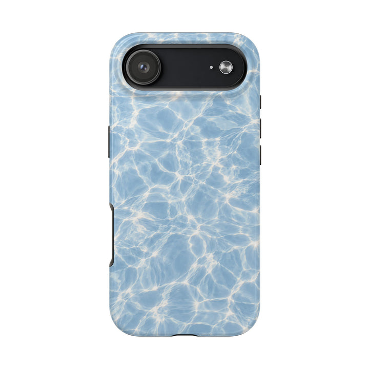 Aqua Pool Water Tough Phone Case — Blue Reflection Protective Cover