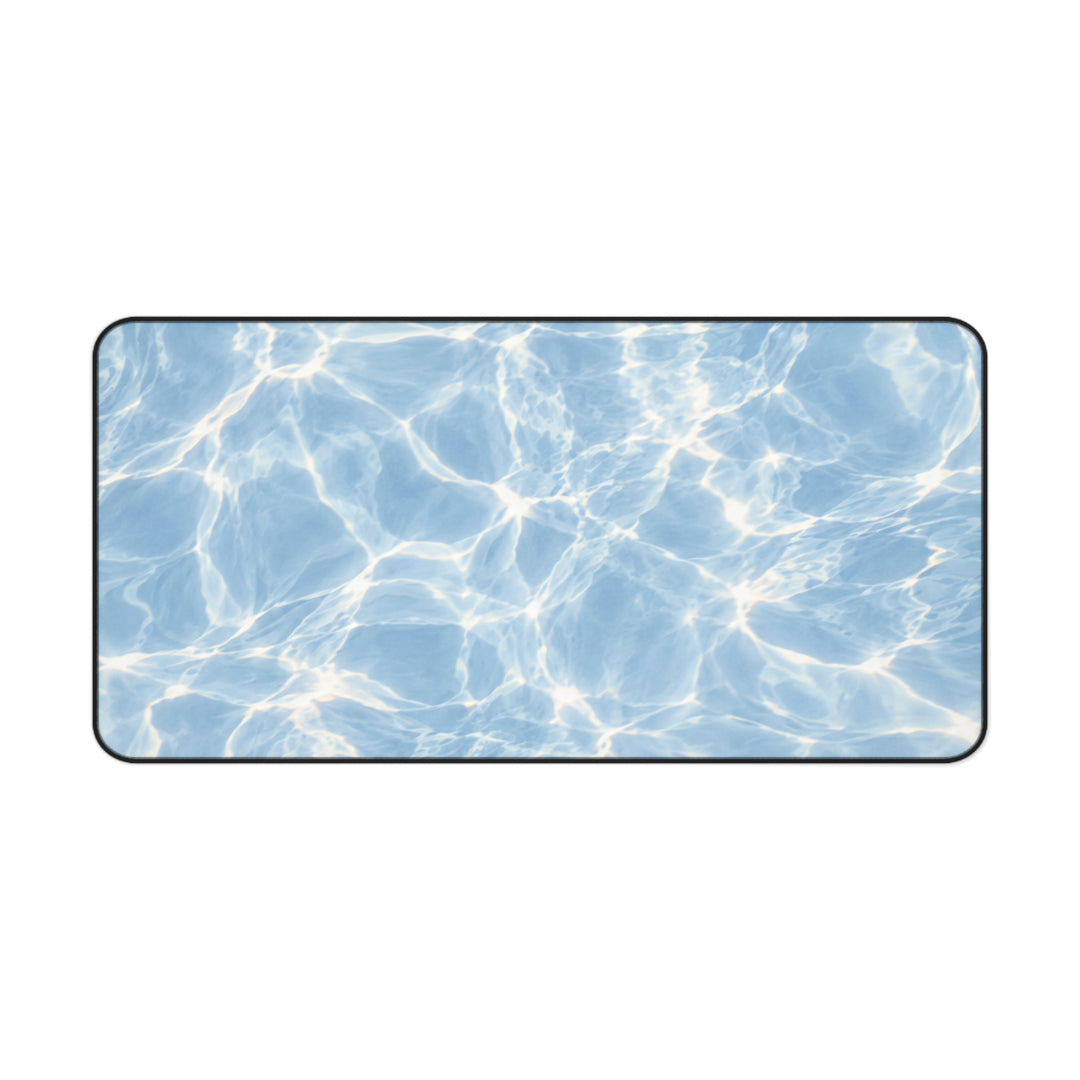 Arctic Freeze Desk Mat — Calming Blue Desk Pad for Home Office &amp; Gaming