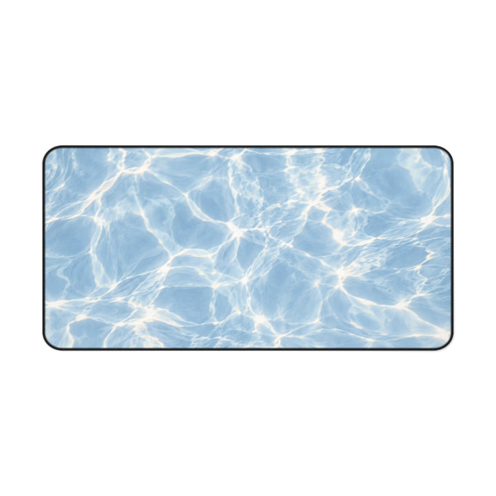 Arctic Freeze Desk Mat — Calming Blue Desk Pad for Home Office &amp; Gaming