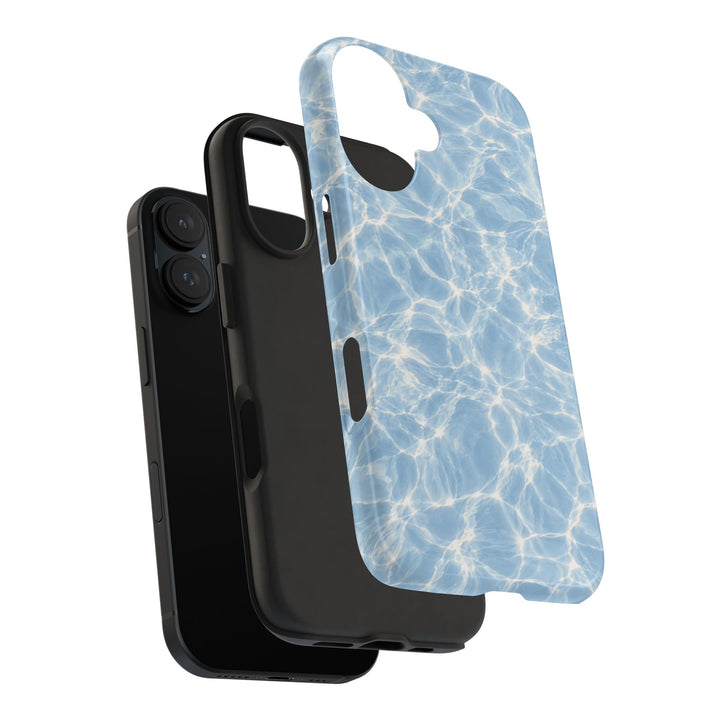 Aqua Pool Water Tough Phone Case — Blue Reflection Protective Cover