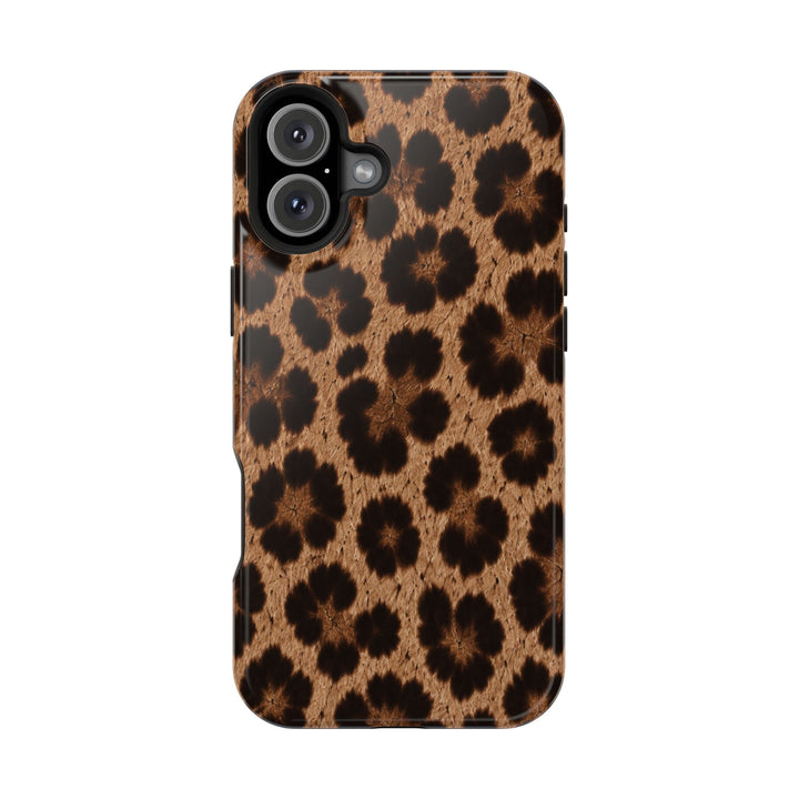 Leopard Print Magnetic Impact-Resistant Phone Case