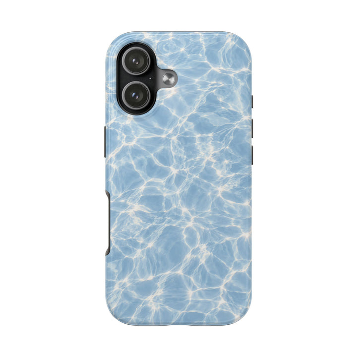 Aqua Pool Water Tough Phone Case — Blue Reflection Protective Cover