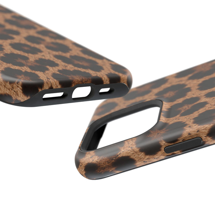 Leopard Print Magnetic Impact-Resistant Phone Case
