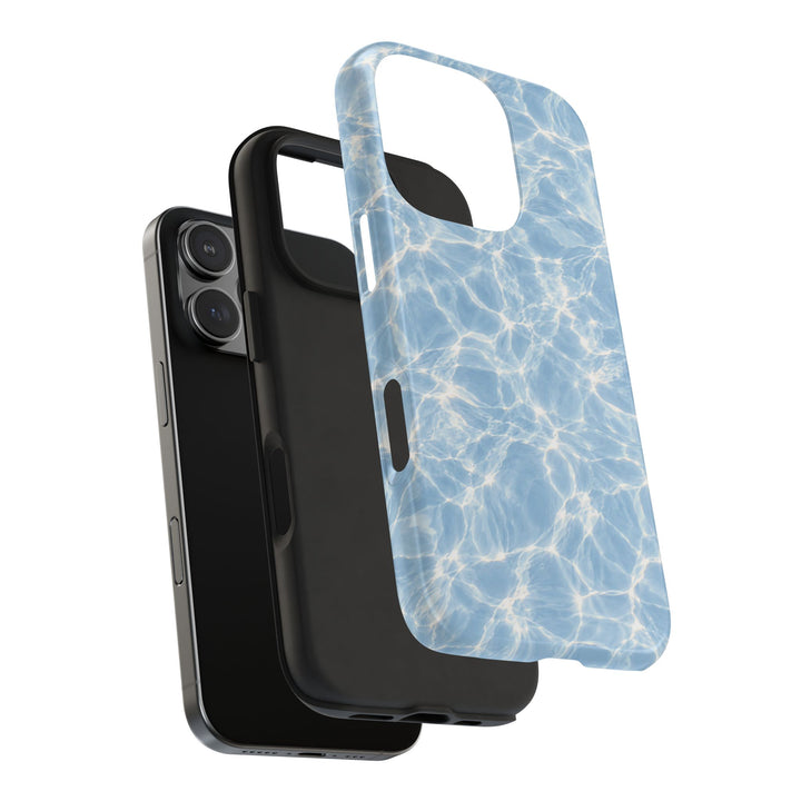 Aqua Pool Water Tough Phone Case — Blue Reflection Protective Cover