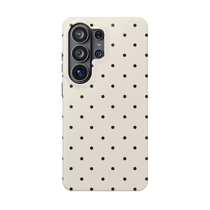 Polka Dot Magnetic Impact-Resistant Phone Case — Slim Protective iPhone Cover
