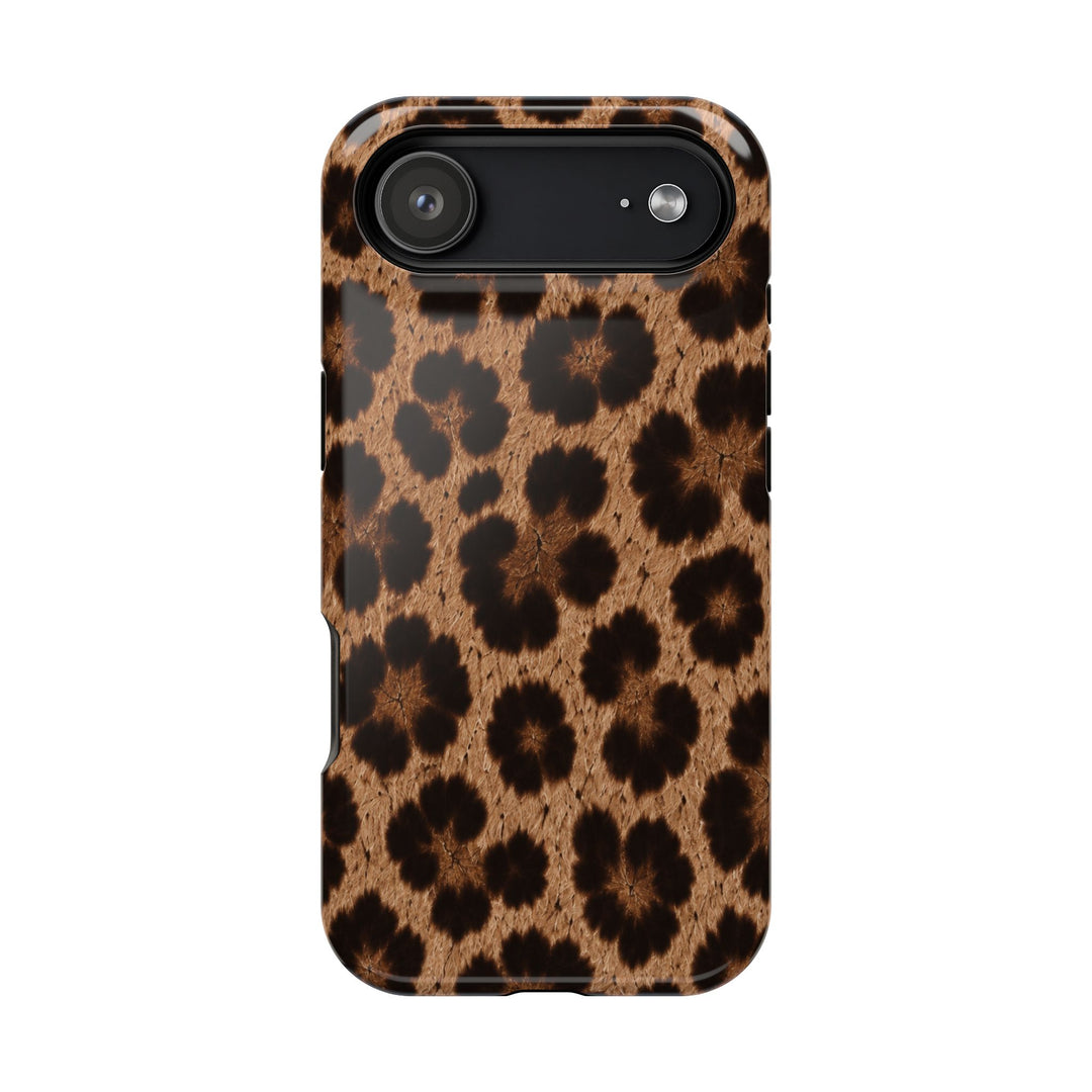 Leopard Print Magnetic Impact-Resistant Phone Case