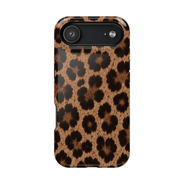 Leopard Print Magnetic Impact-Resistant Phone Case