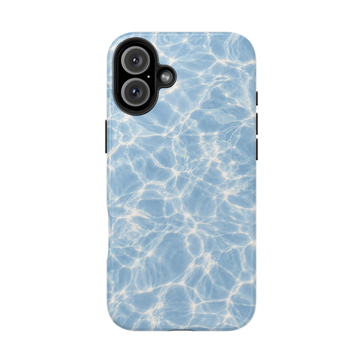 Aqua Pool Water Tough Phone Case — Blue Reflection Protective Cover