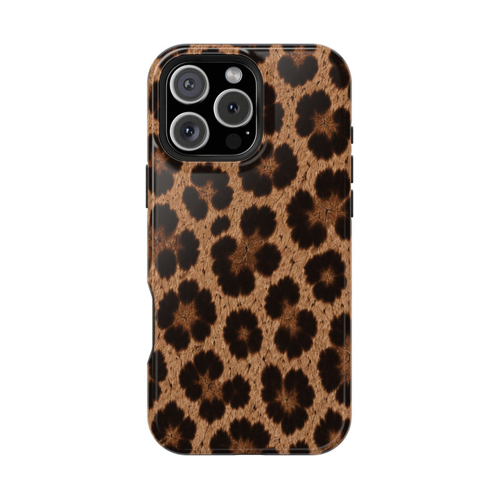 Leopard Print Magnetic Impact-Resistant Phone Case