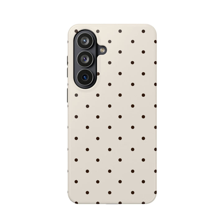 Polka Dot Magnetic Impact-Resistant Phone Case — Slim Protective iPhone Cover
