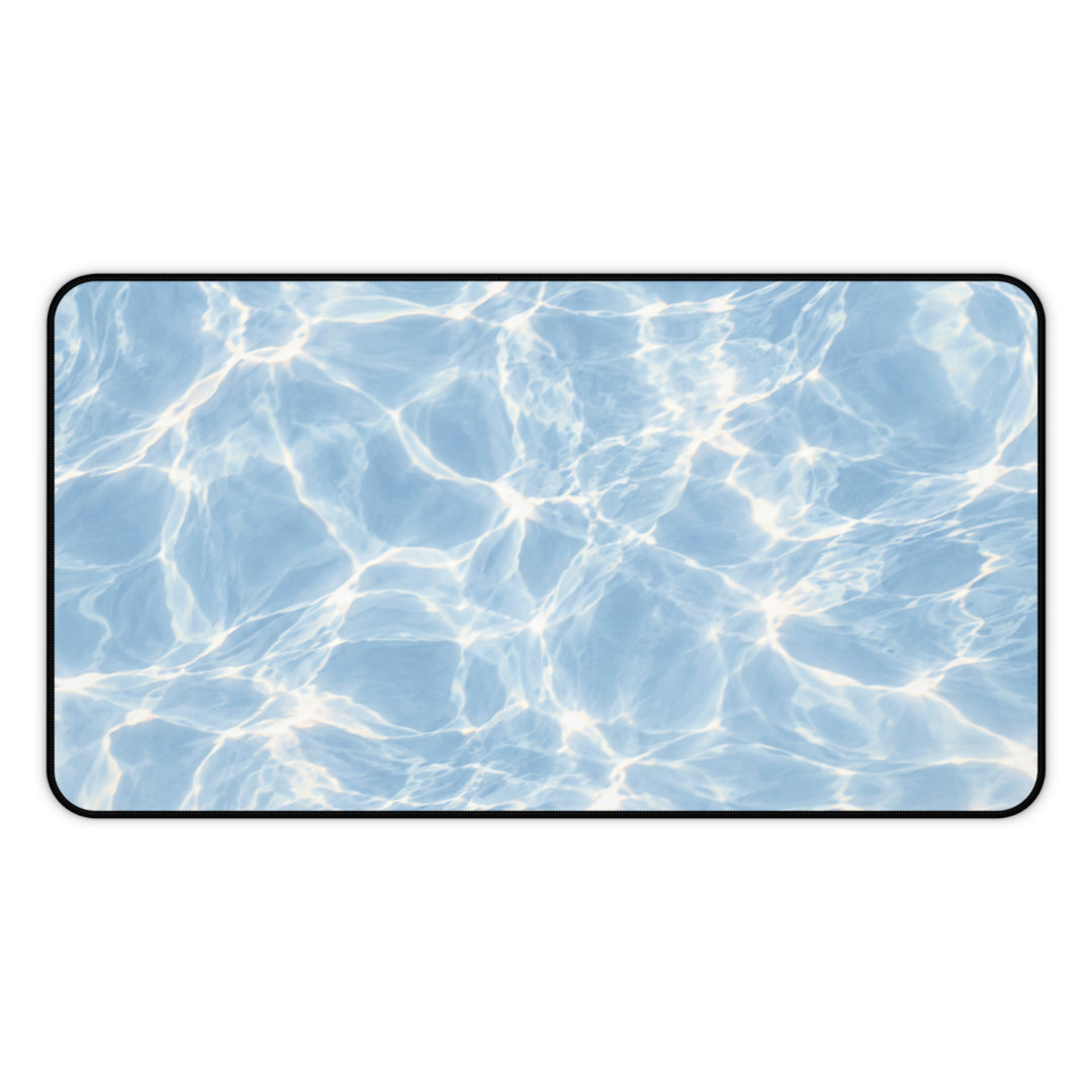 Arctic Freeze Desk Mat — Calming Blue Desk Pad for Home Office &amp; Gaming