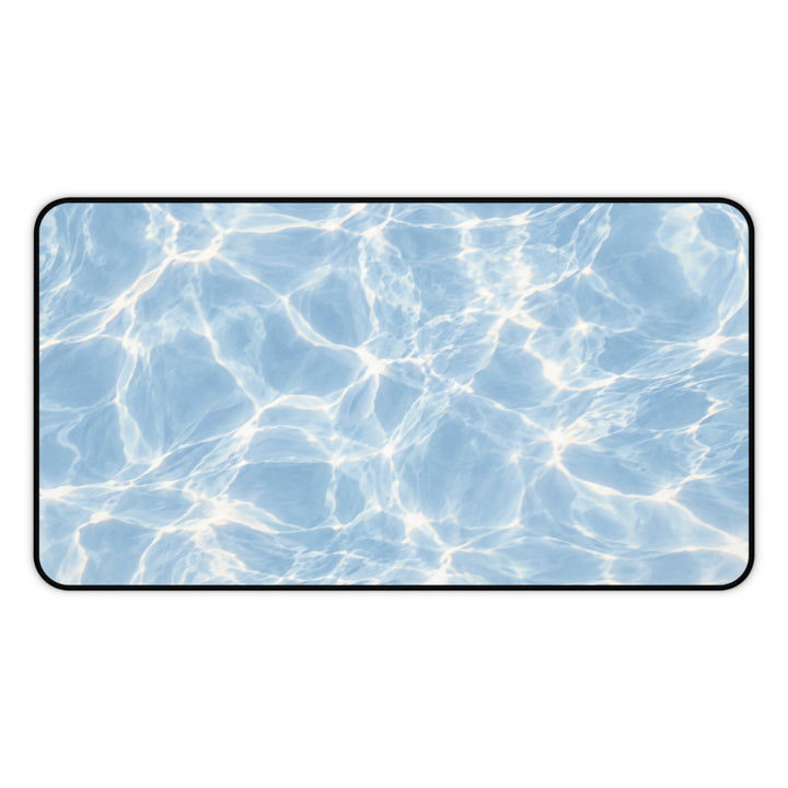 Arctic Freeze Desk Mat — Calming Blue Desk Pad for Home Office &amp; Gaming