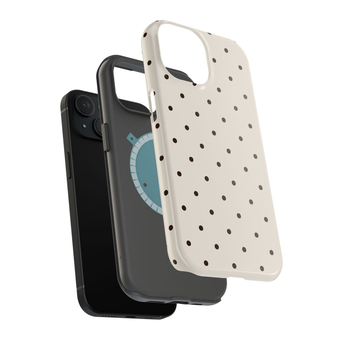 Polka Dot Magnetic Impact-Resistant Phone Case — Slim Protective iPhone Cover