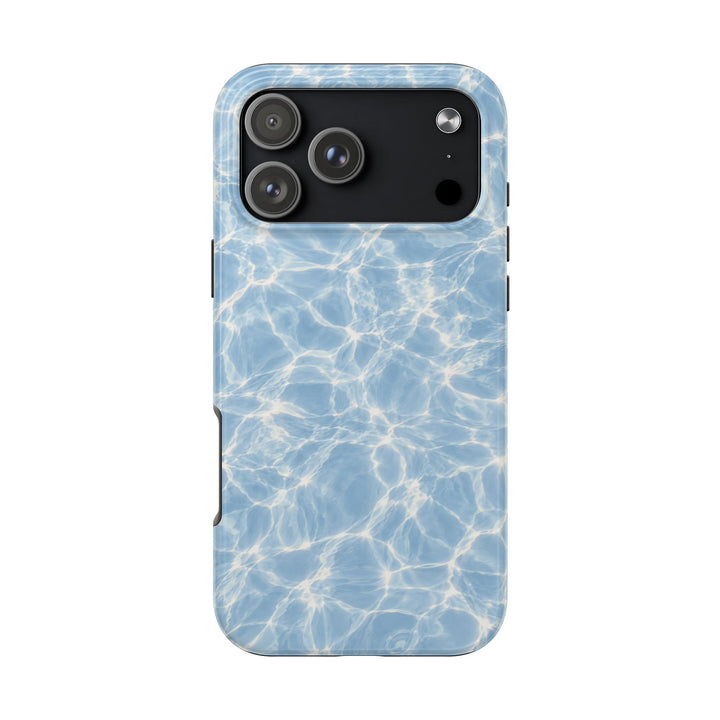 Aqua Pool Water Tough Phone Case — Blue Reflection Protective Cover