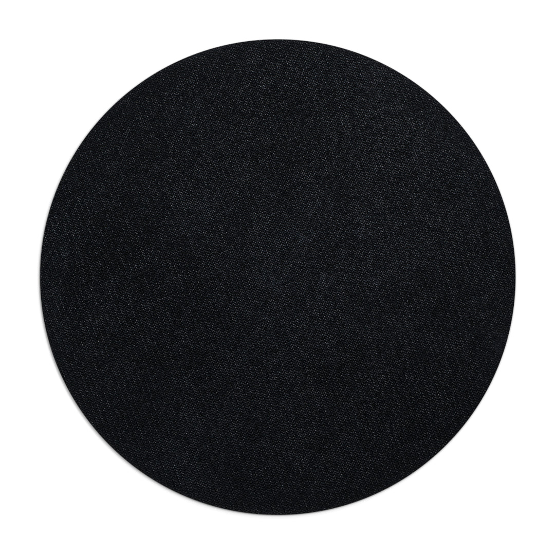Arctic Freeze Pattern Round Mouse Pad