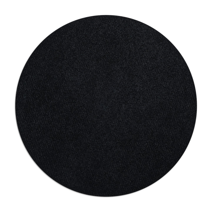 Arctic Freeze Pattern Round Mouse Pad