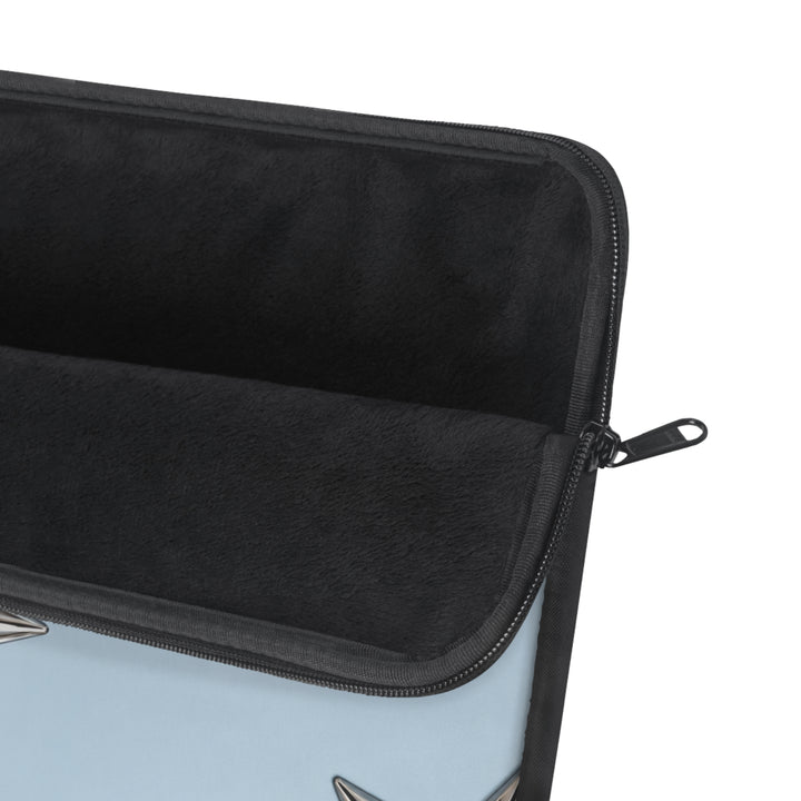Metallic Stars Laptop Sleeve — Sky Blue Protective Case