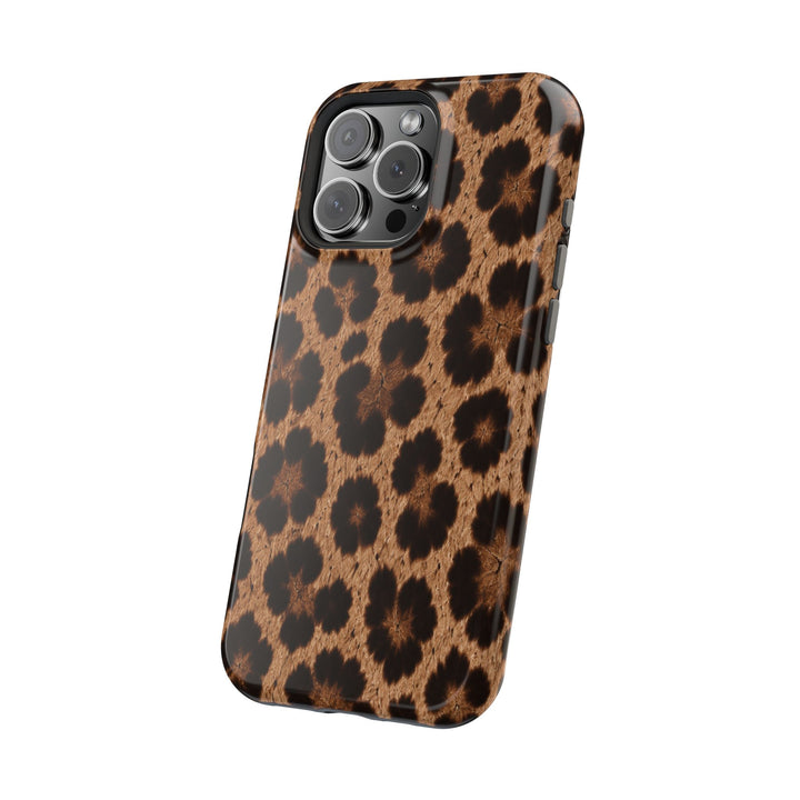 Leopard Print Magnetic Impact-Resistant Phone Case