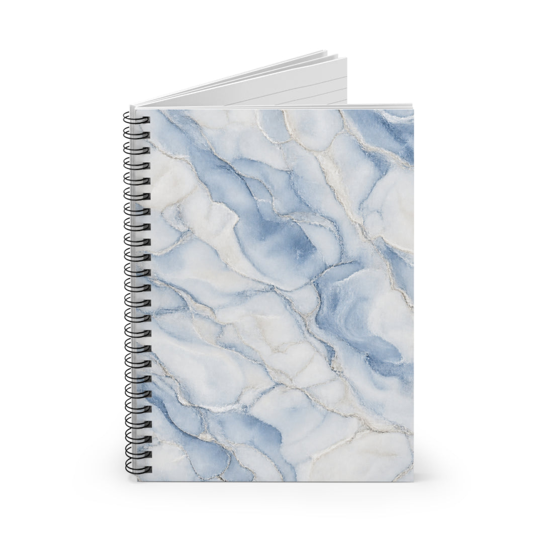 Blue Marble Spiral Notebook — Ruled Lined Journal for Notes &amp; Planning
