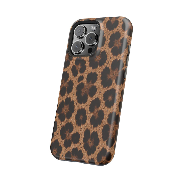 Leopard Print Magnetic Impact-Resistant Phone Case