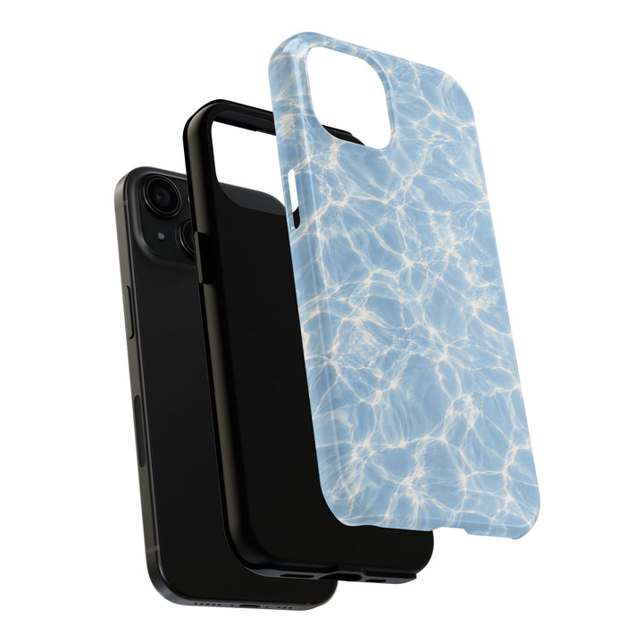 Aqua Pool Water Tough Phone Case — Blue Reflection Protective Cover
