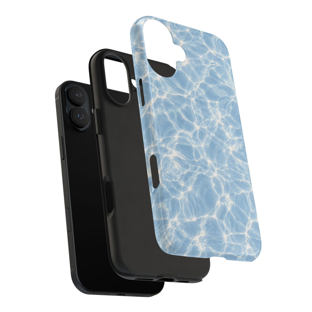 Aqua Pool Water Tough Phone Case — Blue Reflection Protective Cover
