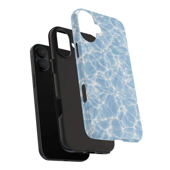 Aqua Pool Water Tough Phone Case — Blue Reflection Protective Cover