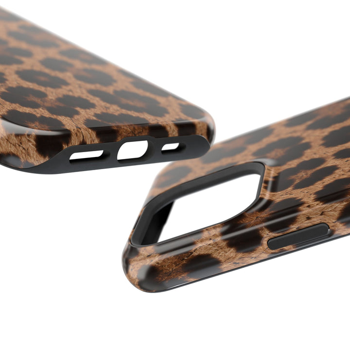 Leopard Print Magnetic Impact-Resistant Phone Case