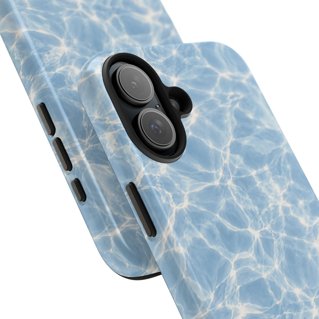 Aqua Pool Water Tough Phone Case — Blue Reflection Protective Cover
