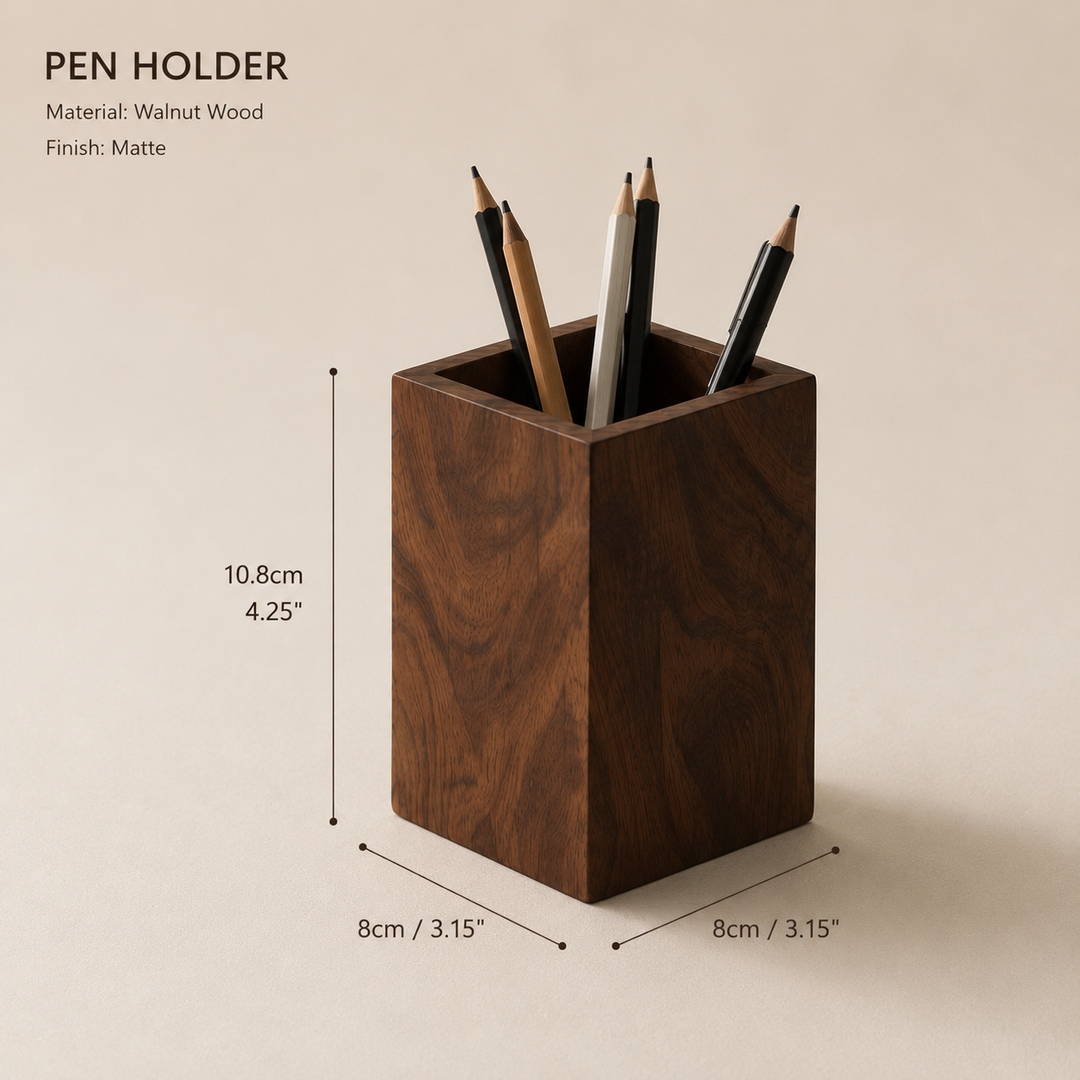 Walnut Pen Organizer