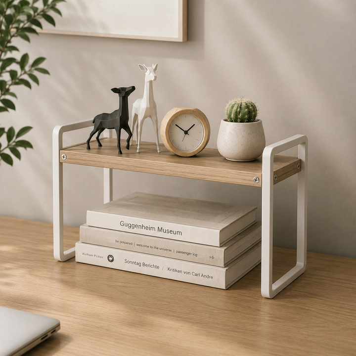 Walnut Desk Shelf
