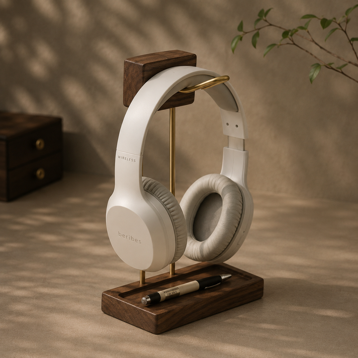 Walnut Headphone Stand