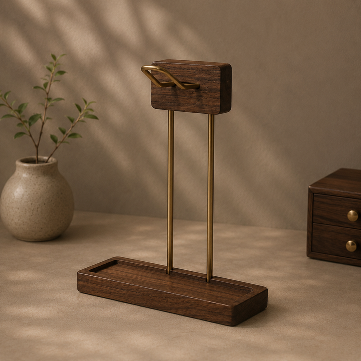 Walnut Headphone Stand