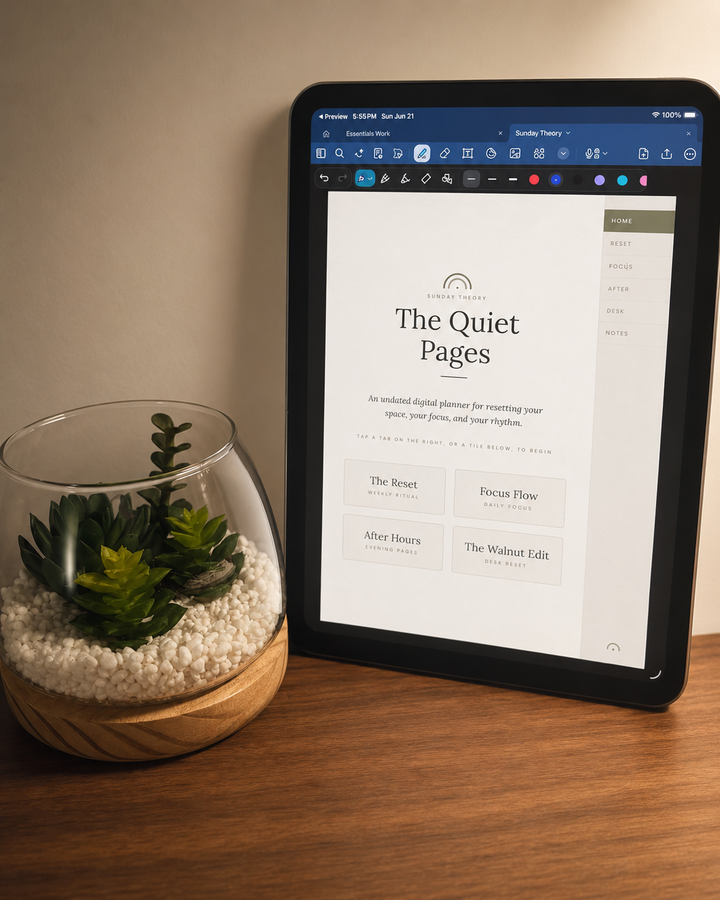 The Quiet Pages - Digital Planner
