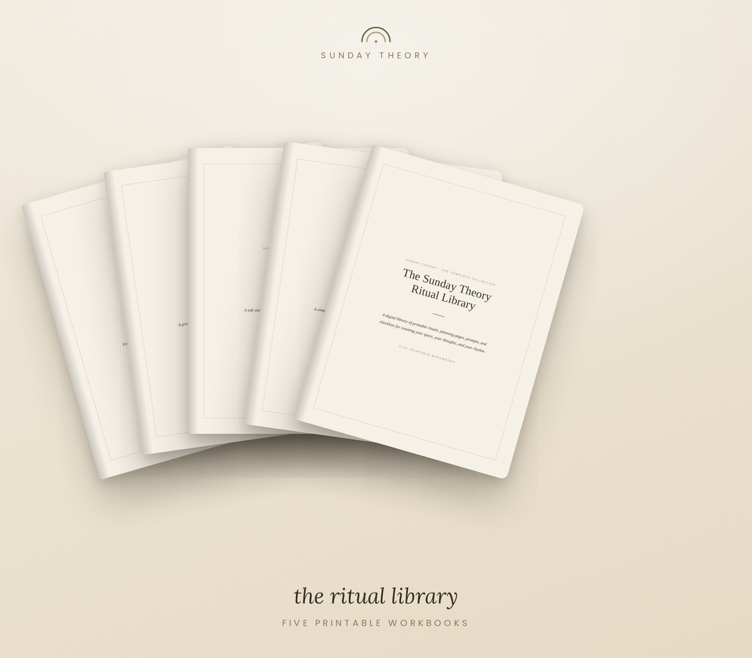The Sunday Theory Ritual Library - 5 Printable Workbooks