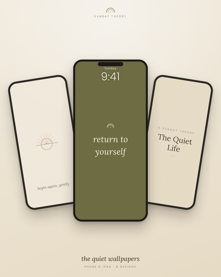 The Quiet Wallpapers - Phone and Ipad Wallpaper Set